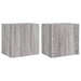 Comode TV de perete, 2 buc., gri sonoma, 40,5x30x40 cm, lemn - WALTI WALTI