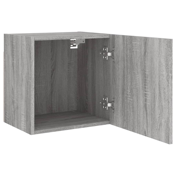 Comode TV de perete, 2 buc., gri sonoma, 40,5x30x40 cm, lemn - WALTI WALTI