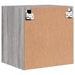 Comode TV de perete, 2 buc., gri sonoma, 40,5x30x40 cm, lemn - WALTI WALTI