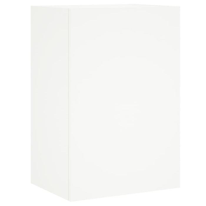 Comodă TV de perete, alb, 40,5x30x60 cm, lemn prelucrat WALTI