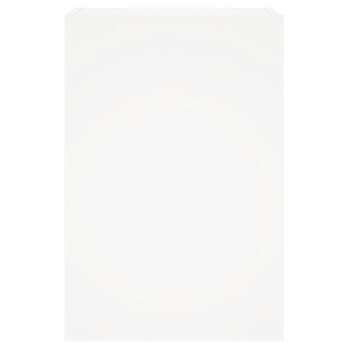 Comodă TV de perete, alb, 40,5x30x60 cm, lemn prelucrat WALTI