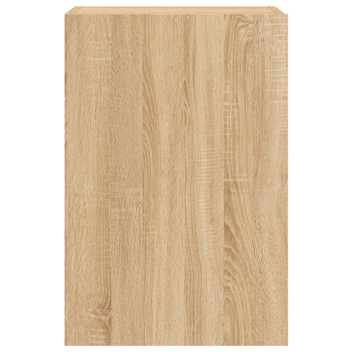 Comodă TV de perete, stejar sonoma 40,5x30x60 cm lemn prelucrat WALTI