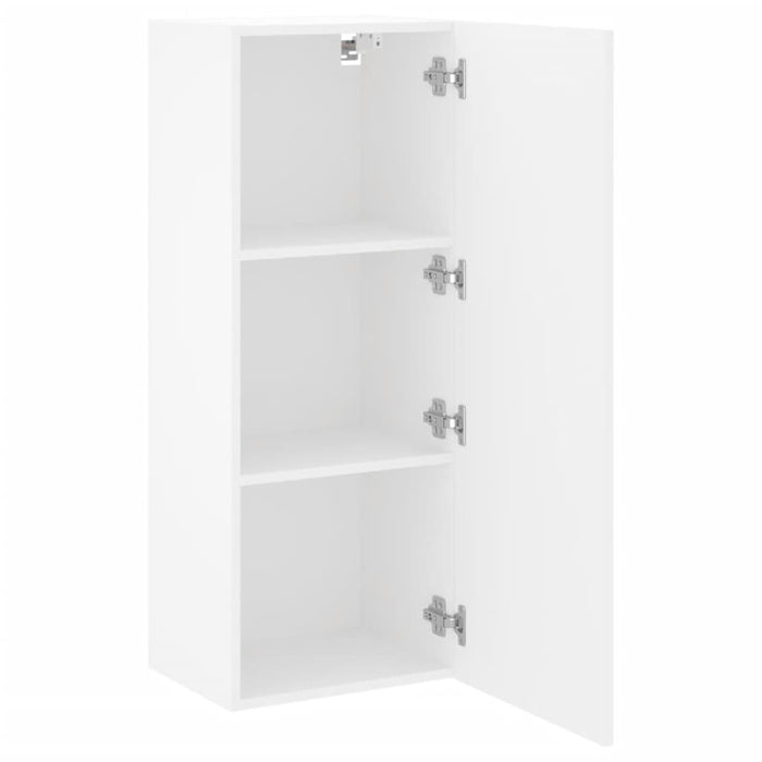 Comodă TV de perete, alb, 40,5x30x102 cm, lemn prelucrat - WALTI WALTI