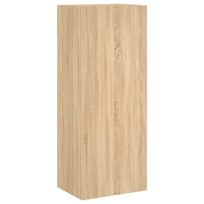Comodă TV de perete stejar sonoma 40,5x30x102 cm lemn prelucrat - WALTI WALTI