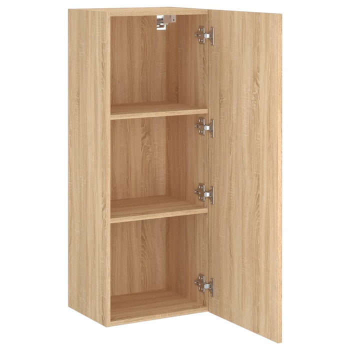 Comodă TV de perete stejar sonoma 40,5x30x102 cm lemn prelucrat - WALTI WALTI
