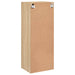 Comodă TV de perete stejar sonoma 40,5x30x102 cm lemn prelucrat - WALTI WALTI