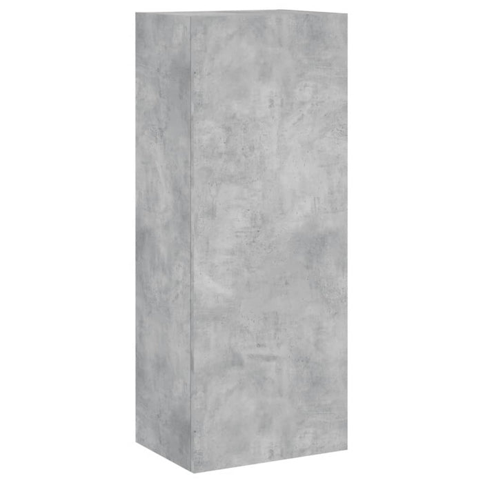 Comodă TV de perete, gri beton, 40,5x30x102 cm, lemn prelucrat - WALTI WALTI