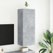 Comodă TV de perete, gri beton, 40,5x30x102 cm, lemn prelucrat - WALTI WALTI