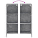Comodă TV de perete, gri beton, 40,5x30x102 cm, lemn prelucrat - WALTI WALTI