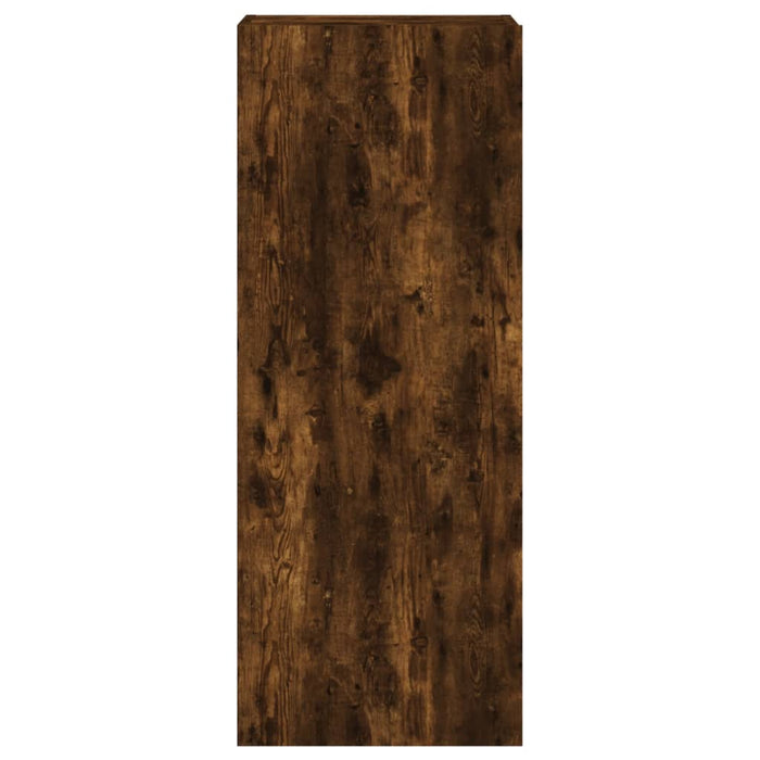 Comodă TV de perete stejar fumuriu 40,5x30x102cm lemn prelucrat - WALTI WALTI