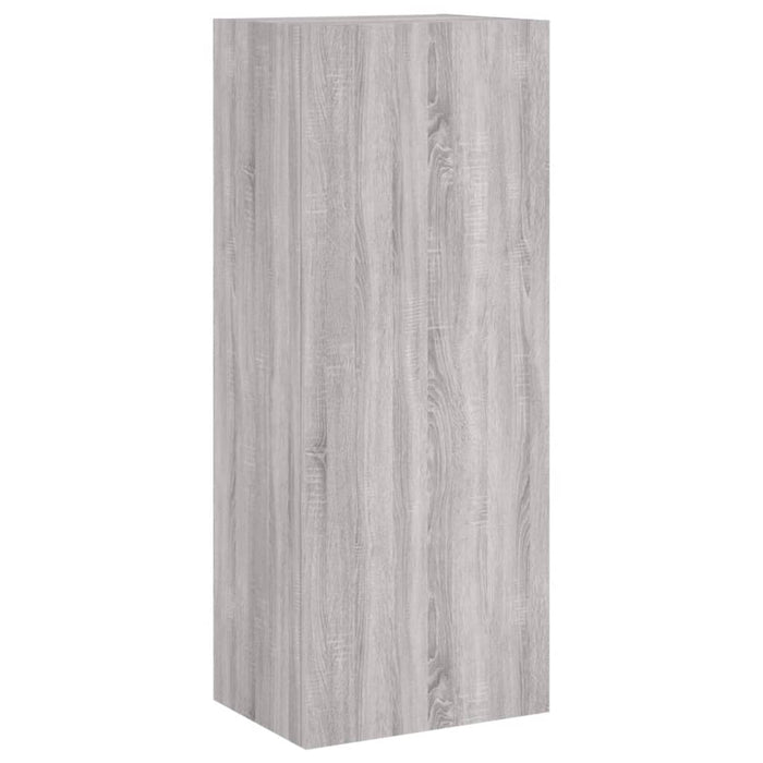 Comodă TV de perete, gri sonoma 40,5x30x102 cm lemn prelucrat - WALTI WALTI