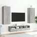 Comodă TV de perete, gri sonoma 40,5x30x102 cm lemn prelucrat - WALTI WALTI