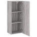 Comodă TV de perete, gri sonoma 40,5x30x102 cm lemn prelucrat - WALTI WALTI
