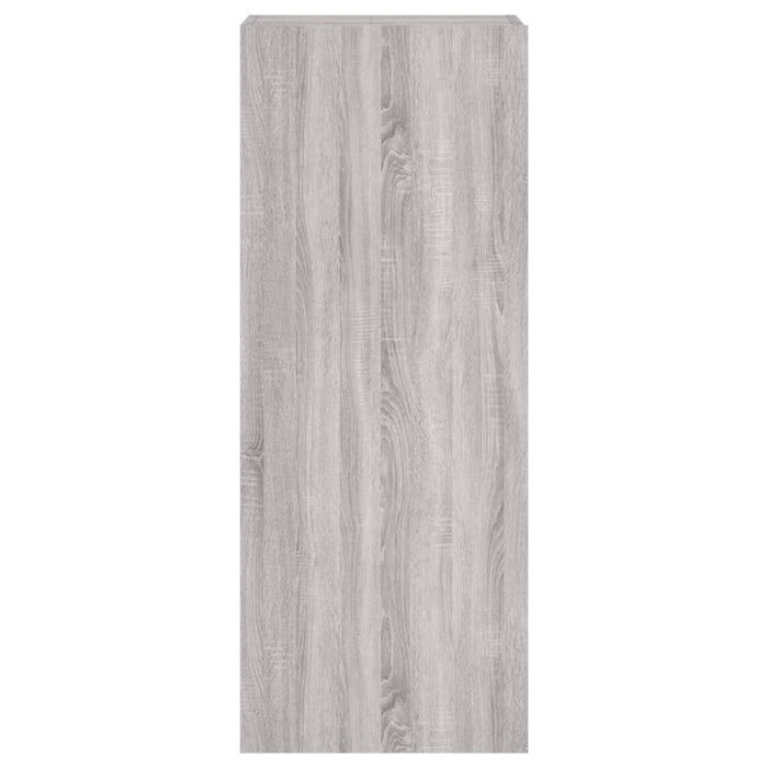 Comodă TV de perete, gri sonoma 40,5x30x102 cm lemn prelucrat - WALTI WALTI