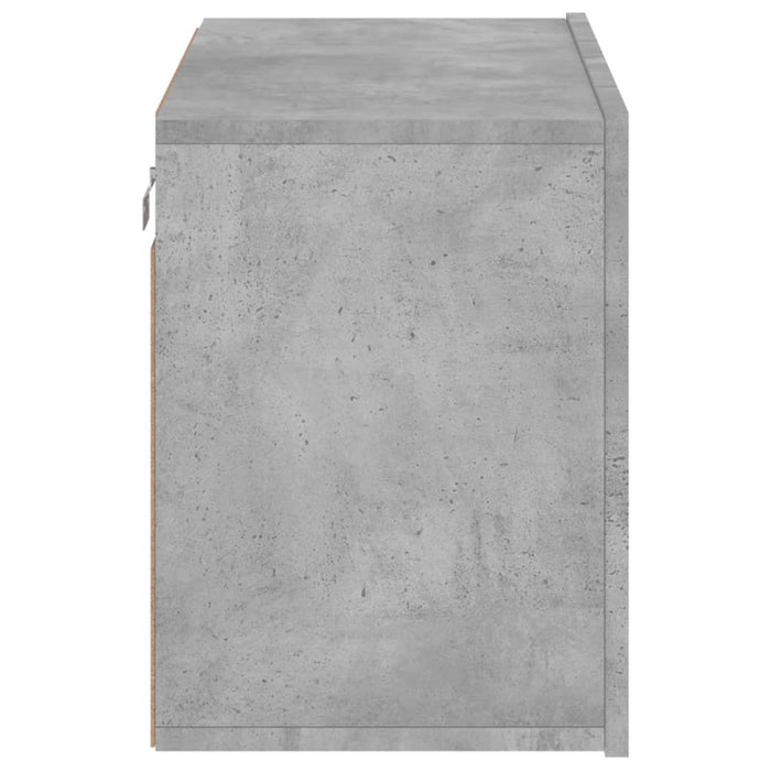 Comodă TV de perete, gri beton, 60x30x41 cm WALTI
