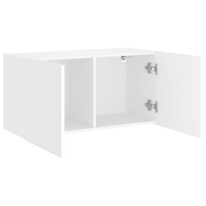 Comodă TV de perete, alb, 80x30x41 cm - WALTI WALTI