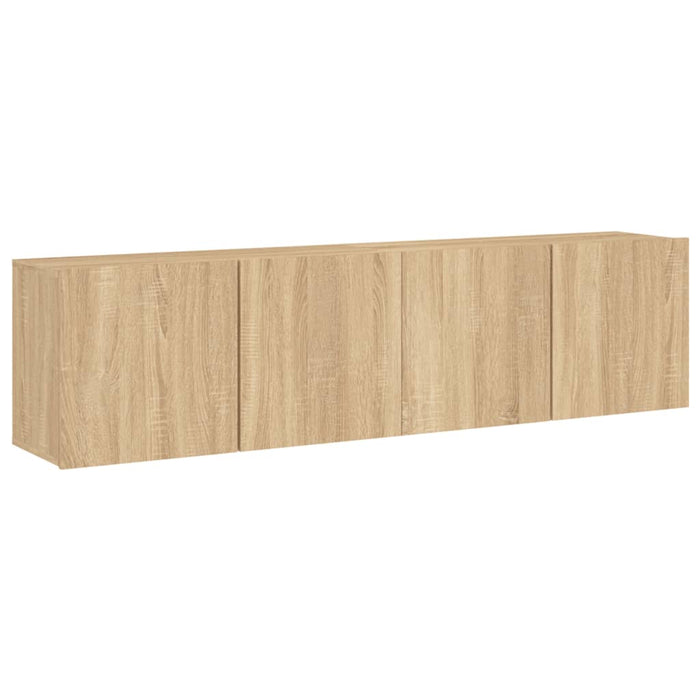 Comodă TV de perete, 2 buc. stejar sonoma, 80x30x41 cm - WALTI WALTI