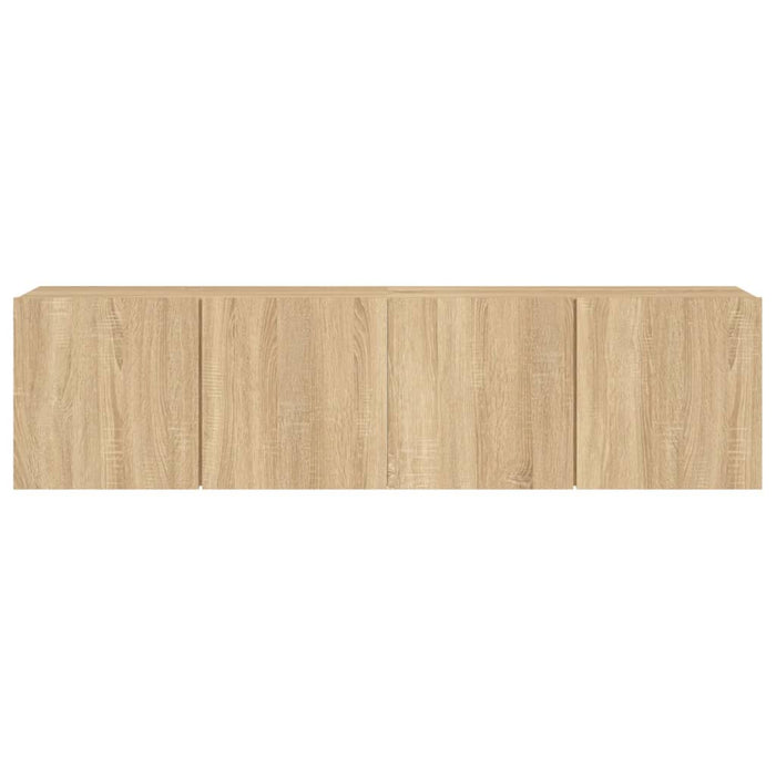 Comodă TV de perete, 2 buc. stejar sonoma, 80x30x41 cm - WALTI WALTI