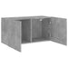 Comodă TV de perete, gri beton, 80x30x41 cm - WALTI WALTI