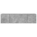 Comodă TV de perete, 2 buc. gri beton, 80x30x41 cm - WALTI WALTI