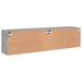 Comodă TV de perete, 2 buc. gri beton, 80x30x41 cm - WALTI WALTI