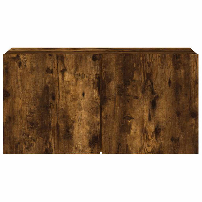 Comodă TV de perete, stejar fumuriu, 80x30x41 cm - WALTI WALTI
