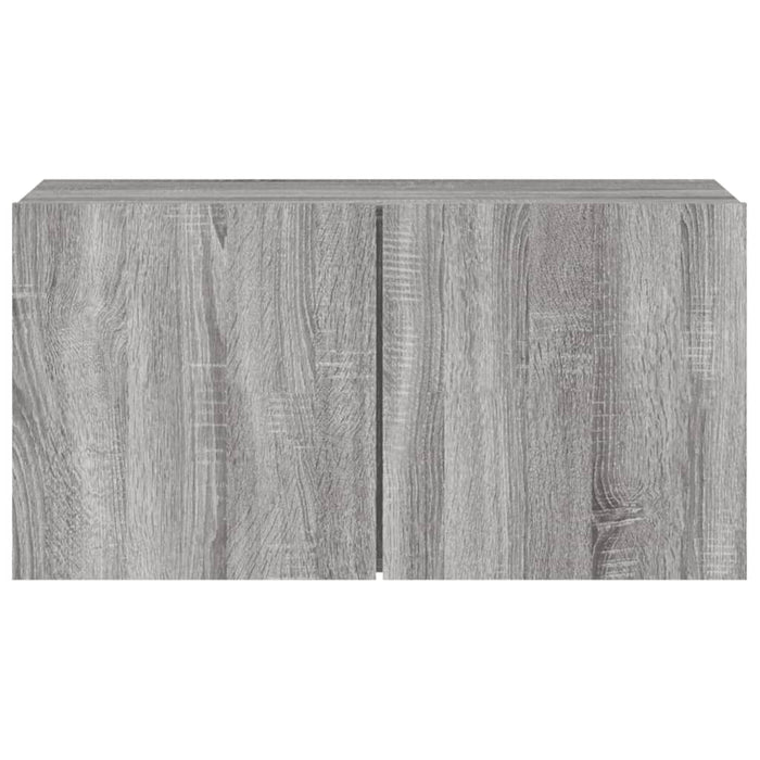 Comodă TV de perete, gri sonoma, 80x30x41 cm - WALTI WALTI
