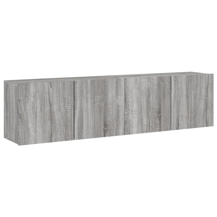 Comodă TV de perete, 2 buc. gri sonoma, 80x30x41 cm - WALTI WALTI