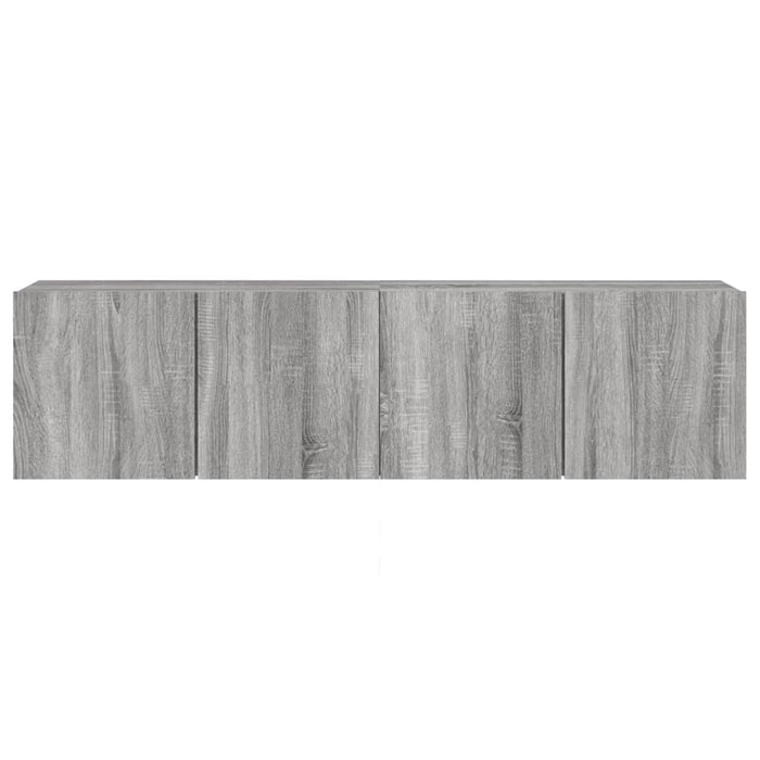 Comodă TV de perete, 2 buc. gri sonoma, 80x30x41 cm - WALTI WALTI