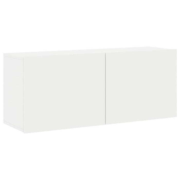 Comodă TV de perete, alb, 100x30x41 cm - WALTI WALTI