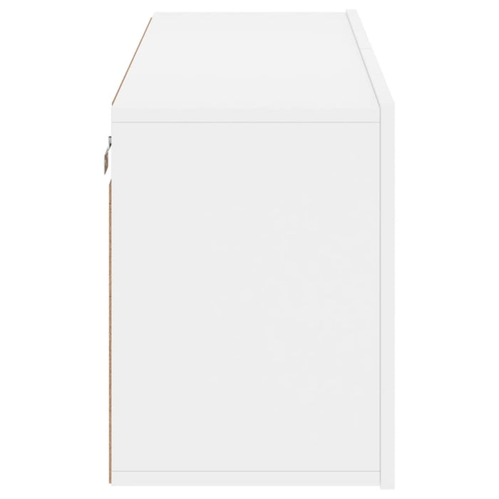 Comodă TV de perete, alb, 100x30x41 cm - WALTI WALTI