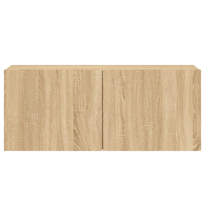 Comodă TV de perete, stejar sonoma, 100x30x41 cm - WALTI WALTI