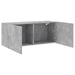 Comodă TV de perete, gri beton, 100x30x41 cm - WALTI WALTI