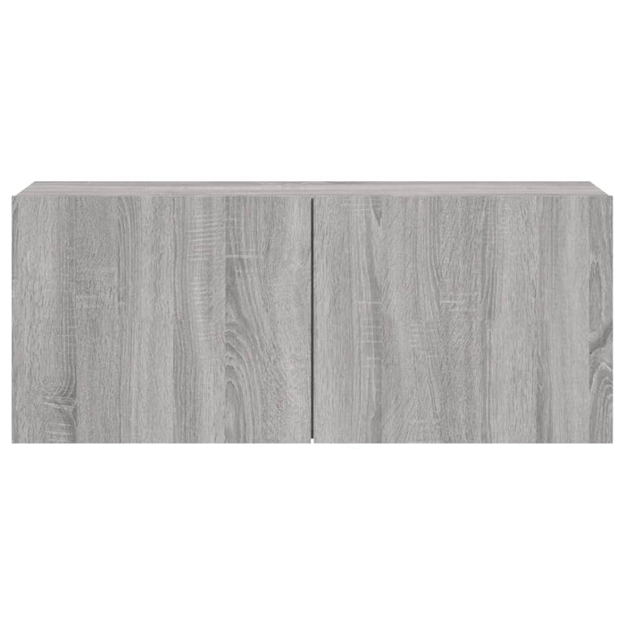 Comodă TV de perete, gri sonoma, 100x30x41 cm - WALTI WALTI