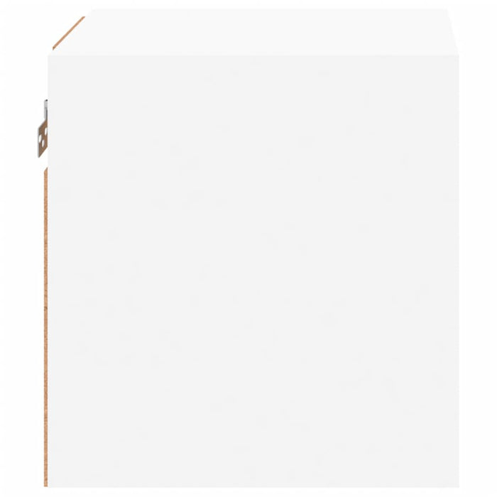 Comode TV de perete cu lumini LED, alb, 30x28,5x30 cm - WALTI WALTI
