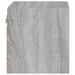 Comode TV cu lumini LED, 2 buc., gri sonoma, 30x28,5x30 cm - WALTI WALTI