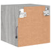 Comode TV cu lumini LED, 2 buc., gri sonoma, 30x28,5x30 cm - WALTI WALTI