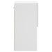 Comode TV cu lumini LED, 2 buc., alb, 30,5x30x60 cm - WALTI WALTI