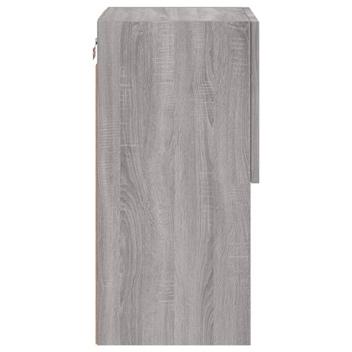 Comodă TV cu lumini LED, gri sonoma, 30,5x30x60 cm - WALTI WALTI