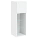 Comodă TV cu lumini LED, alb, 30,5x30x90 cm - WALTI WALTI