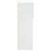 Comode TV cu lumini LED, 2 buc., alb, 30,5x30x90 cm - WALTI WALTI