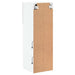 Comode TV cu lumini LED, 2 buc., alb, 30,5x30x90 cm - WALTI WALTI