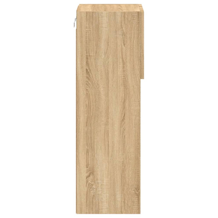 Comodă TV cu lumini LED, stejar sonoma, 30,5x30x90 cm - WALTI WALTI