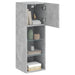 Comode TV cu lumini LED, 2 buc., gri beton, 30,5x30x90 cm - WALTI WALTI