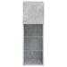 Comode TV cu lumini LED, 2 buc., gri beton, 30,5x30x90 cm - WALTI WALTI