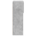 Comode TV cu lumini LED, 2 buc., gri beton, 30,5x30x90 cm - WALTI WALTI