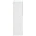 Comode TV cu lumini LED, 2 buc., alb, 30,5x30x102 cm - WALTI WALTI