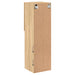 Comode TV cu lumini LED, 2 buc., stejar sonoma, 30,5x30x102 cm - WALTI WALTI
