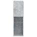 Comode TV cu lumini LED, 2 buc., gri beton, 30,5x30x102 cm - WALTI WALTI