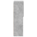 Comode TV cu lumini LED, 2 buc., gri beton, 30,5x30x102 cm - WALTI WALTI